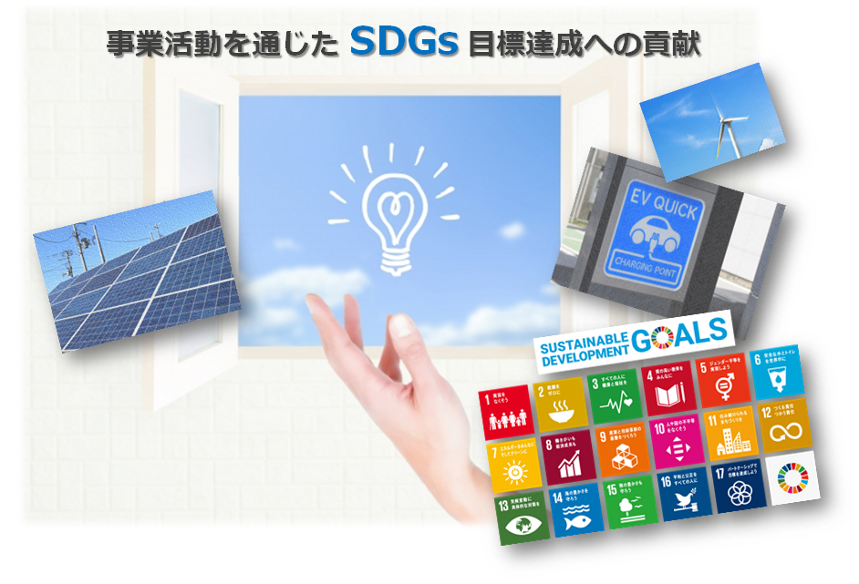事業活動を通じたSDGs目標達成への貢献